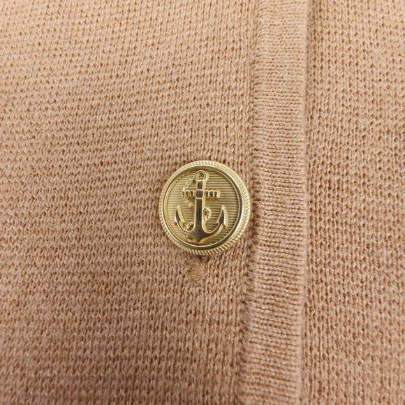 J CREW Wool Giselle V-Neck Sweater-Blazer Old Money Cardigan Camel Quiet Luxury - Picture 5 of 9